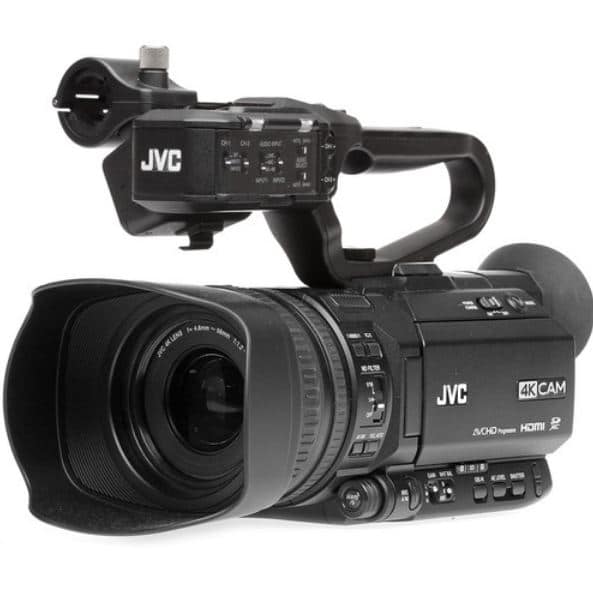 JVC GY-HM250 UHD 4K Streaming the Best Camcorder with Built-in Lower-Thirds Graphics 2019
