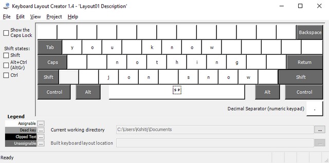 Microsoft Keyboard Layout Creator Remap Tools