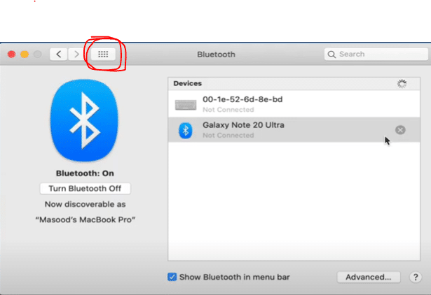 Bluetooth options for MAC