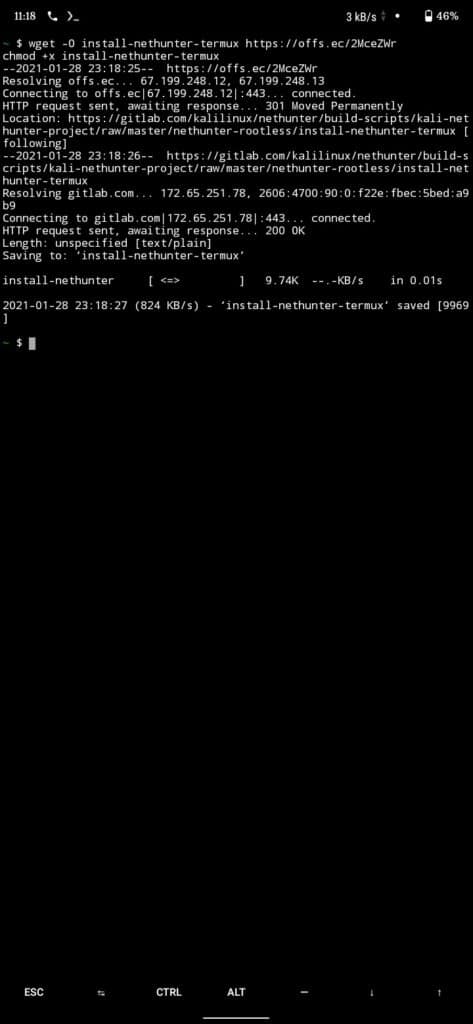 Termux Kali NetHunter Install on Android