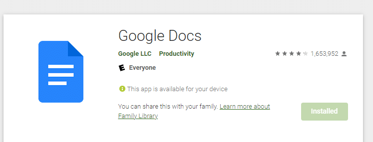 Google Doc